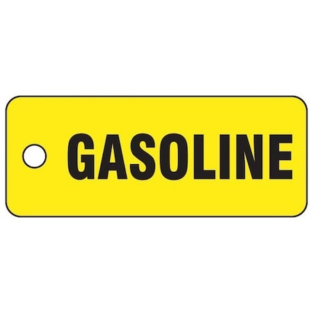Accuform Container Tag, Gasoline, 2" X 5", Plastic TCH202